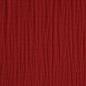Preview: Musselin Double Gauze uni dunkelrot